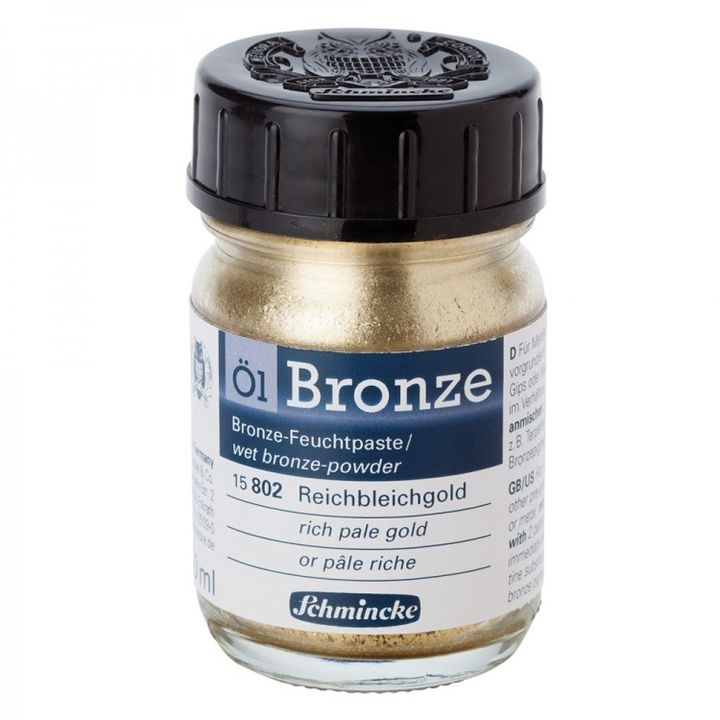 Schmincke Oil-Bronze metallic pigmentpoeder 50 ml – afbeelding 4