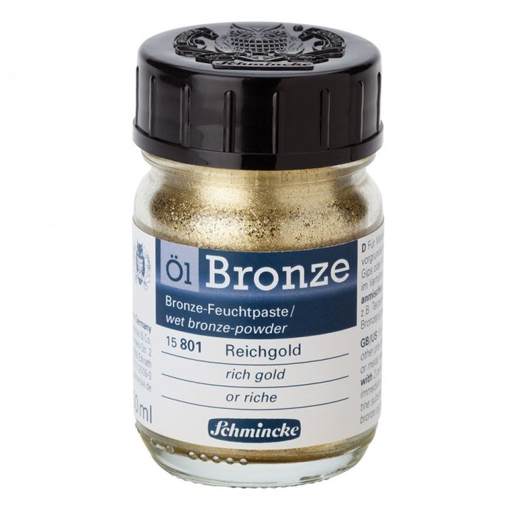 Schmincke Oil-Bronze metallic pigmentpoeder 50 ml – afbeelding 2