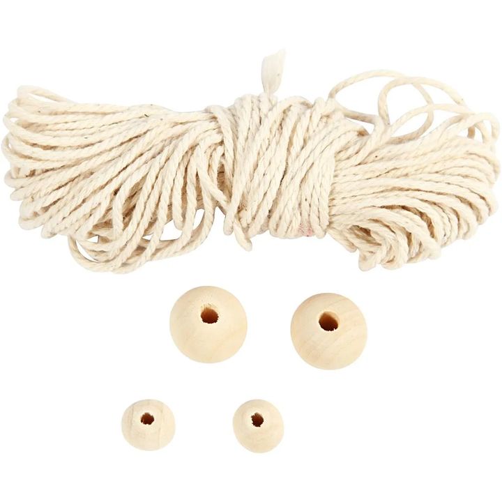 Creativ Company macramé knutselset sneeuwvlokken, mini – afbeelding 4