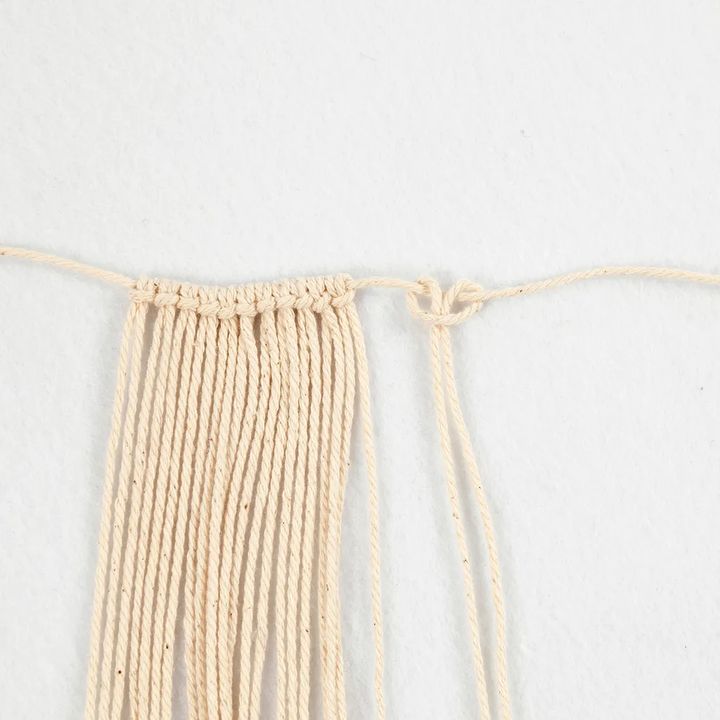 Creativ Company macramé knutselset sneeuwvlokken, mini – afbeelding 5
