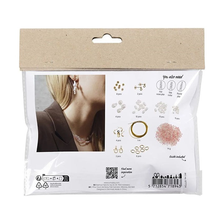 Creativ Company mini-knutselset sieraden: kettingen en oorbellen – afbeelding 2