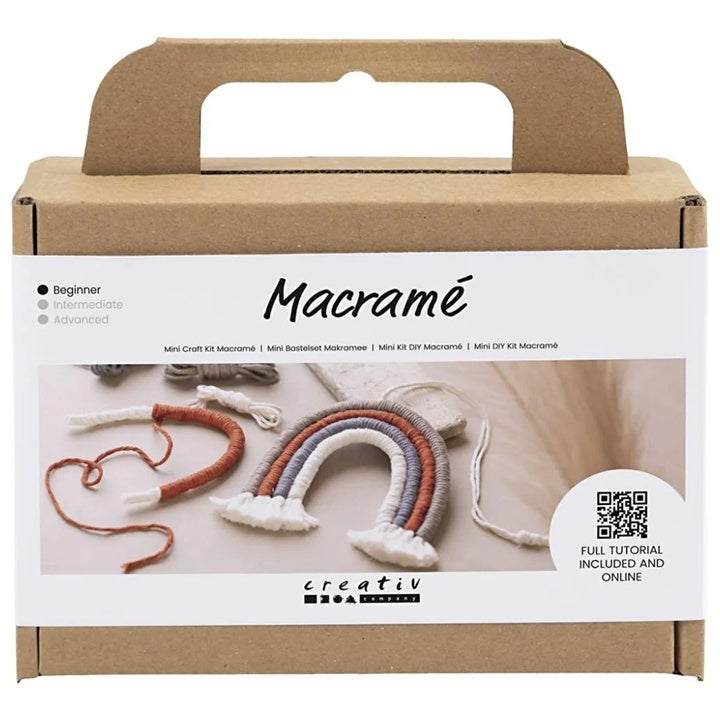 Creativ Company mini-macraméset regenboog