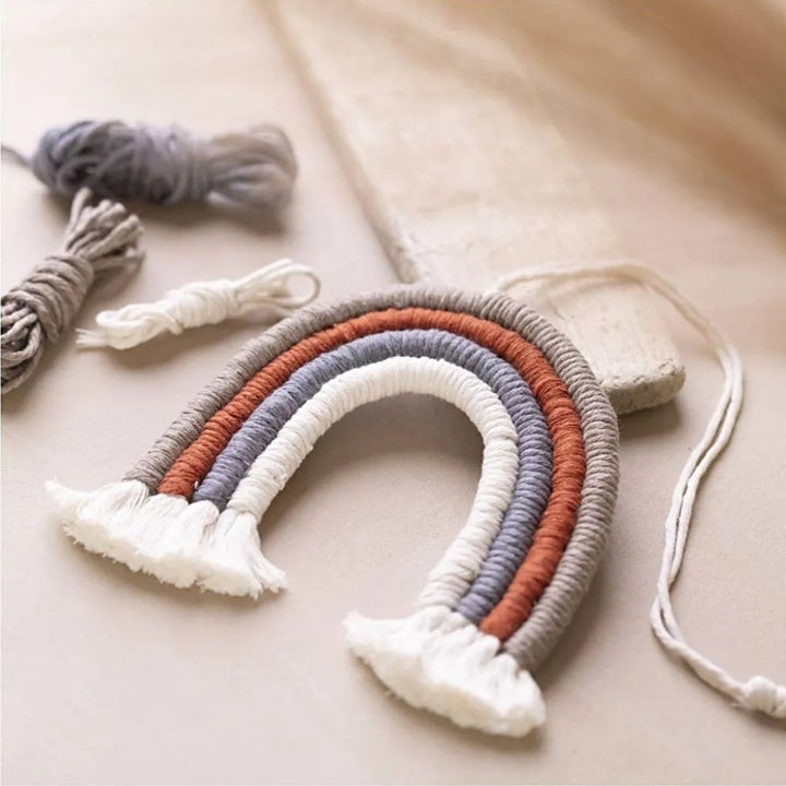Creativ Company mini-macraméset regenboog – afbeelding 3