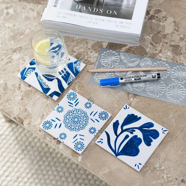 Mini Porcelain Painting Set - Coasters — image 5