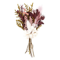 Droogbloemenboeketje Burgundy Queen, 20 cm – DP Craft
