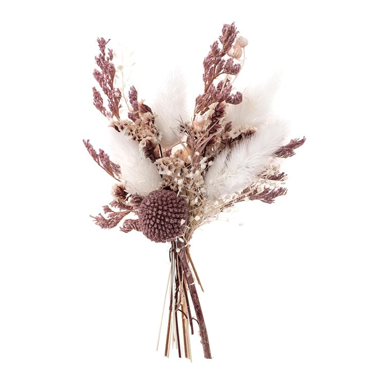 Droogbloemenboeketje Miss Mauve, 20 cm – DP Craft