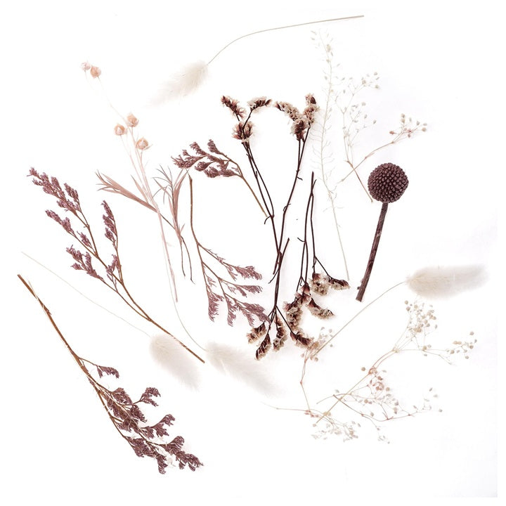 Droogbloemenboeketje Miss Mauve, 20 cm – DP Craft – afbeelding 2