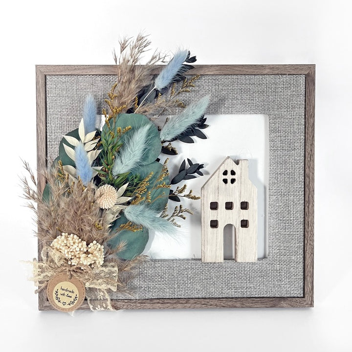Droogbloemenboeketje Savannah Blue, 20 cm – DP Craft – afbeelding 2