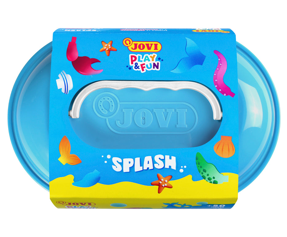 Modelling clay set JOVI Play&Fun Splash 360 g in case