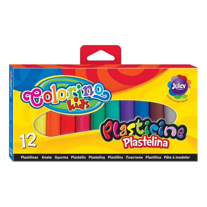 Colorino plasticine, 12 rolletjes