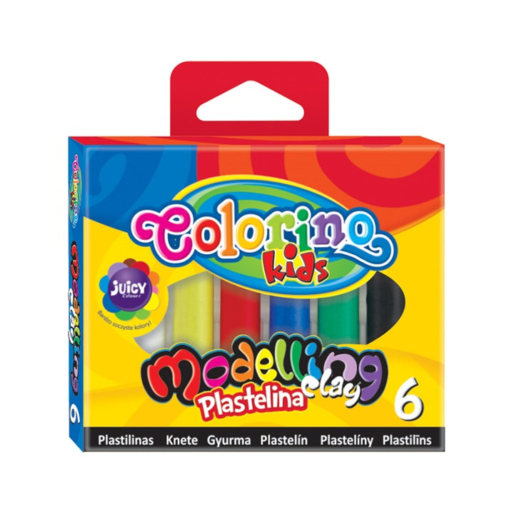 Colorino plasticine, 6 rolletjes