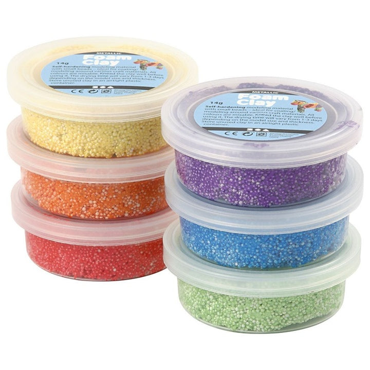 Creativ Company foamklei Metallic Light, 6 × 14 g