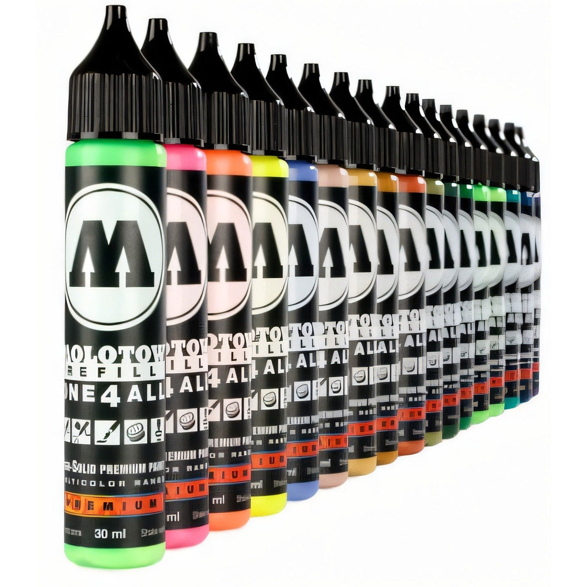 Molotow ONE4ALL acrylverf, navulling 30 ml