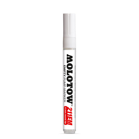 Molotow 211EM lege marker met pompsysteem, punt 4 mm