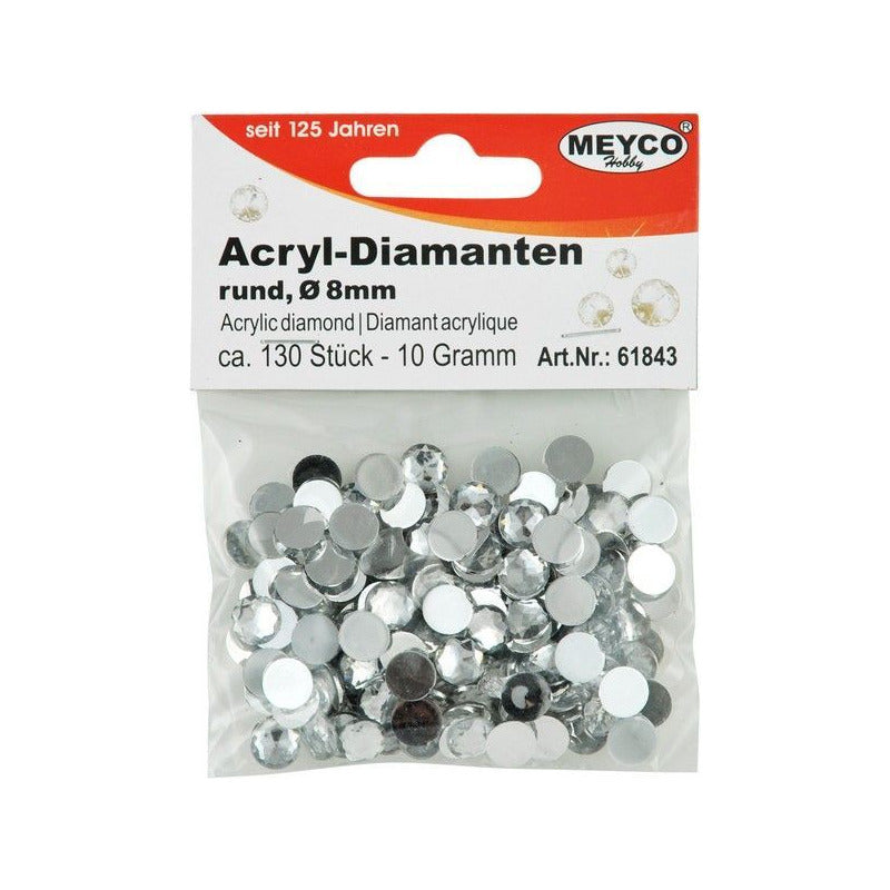 Acrylic Diamonds – 8 mm (130 ks)