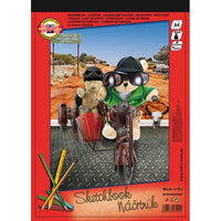 Schetsblok Koh-i-Noor A4 en A3, 40 vellen, 90 g/m² – afbeelding 2