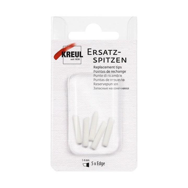 Kreul reservepunten edge 1–4 mm, 5 stuks