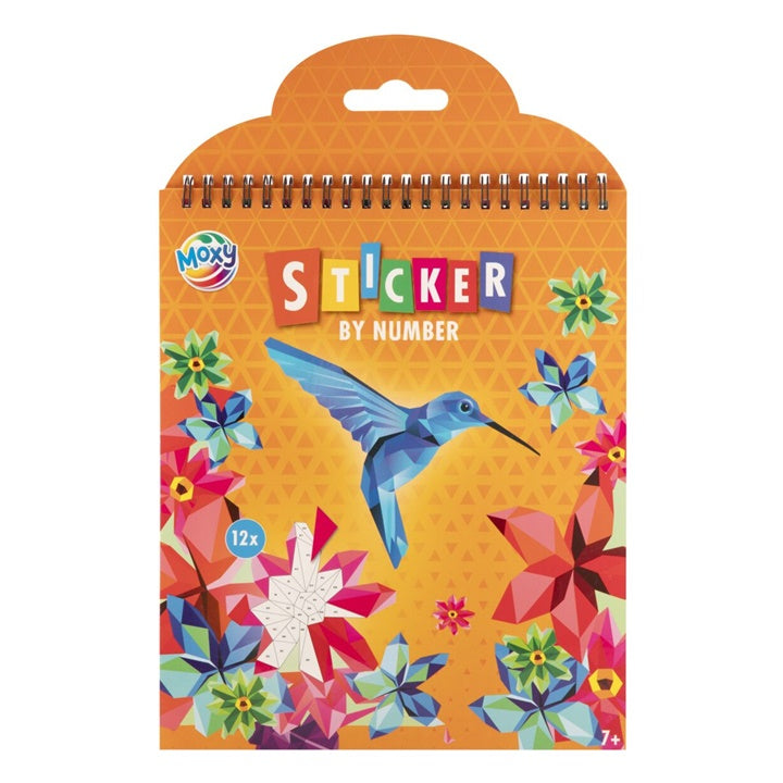 Nassau Sticker by Number knutselset, 12 motieven 24 × 20 cm – afbeelding 2