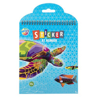 Nassau Sticker by Number knutselset, 12 motieven 24 × 20 cm – afbeelding 3