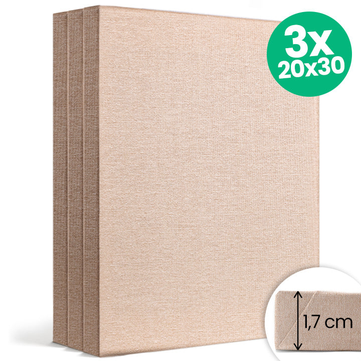 NATURE ECO Set of 3 Canvases 20 x 30 cm