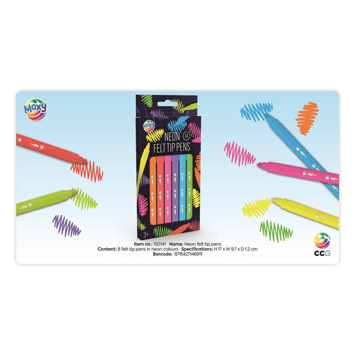 Neon Markers, Set of 8, image 2