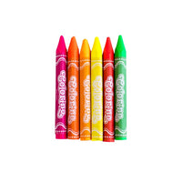 Colorino neon waskrijt driekantig, 6 stuks – afbeelding 3