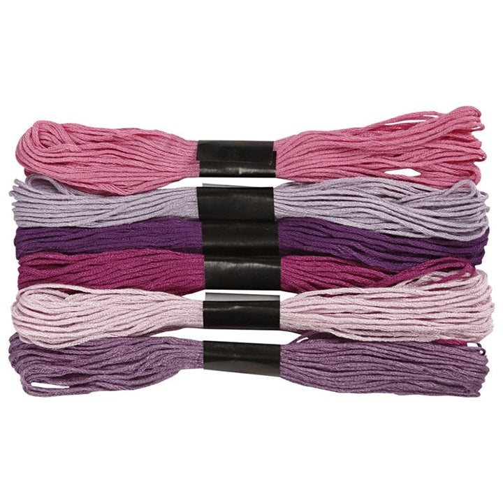 Creativ Company borduurgaren 1 mm, 6 kleuren à 8 m – afbeelding 4