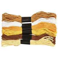 Creativ Company borduurgaren 1 mm, 6 kleuren à 8 m – afbeelding 2