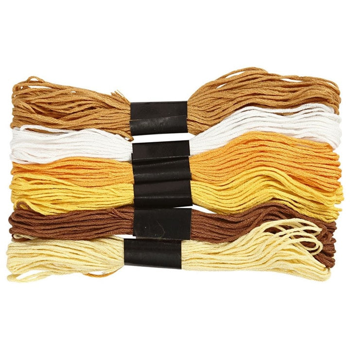 Creativ Company borduurgaren 1 mm, 6 kleuren à 8 m – afbeelding 2