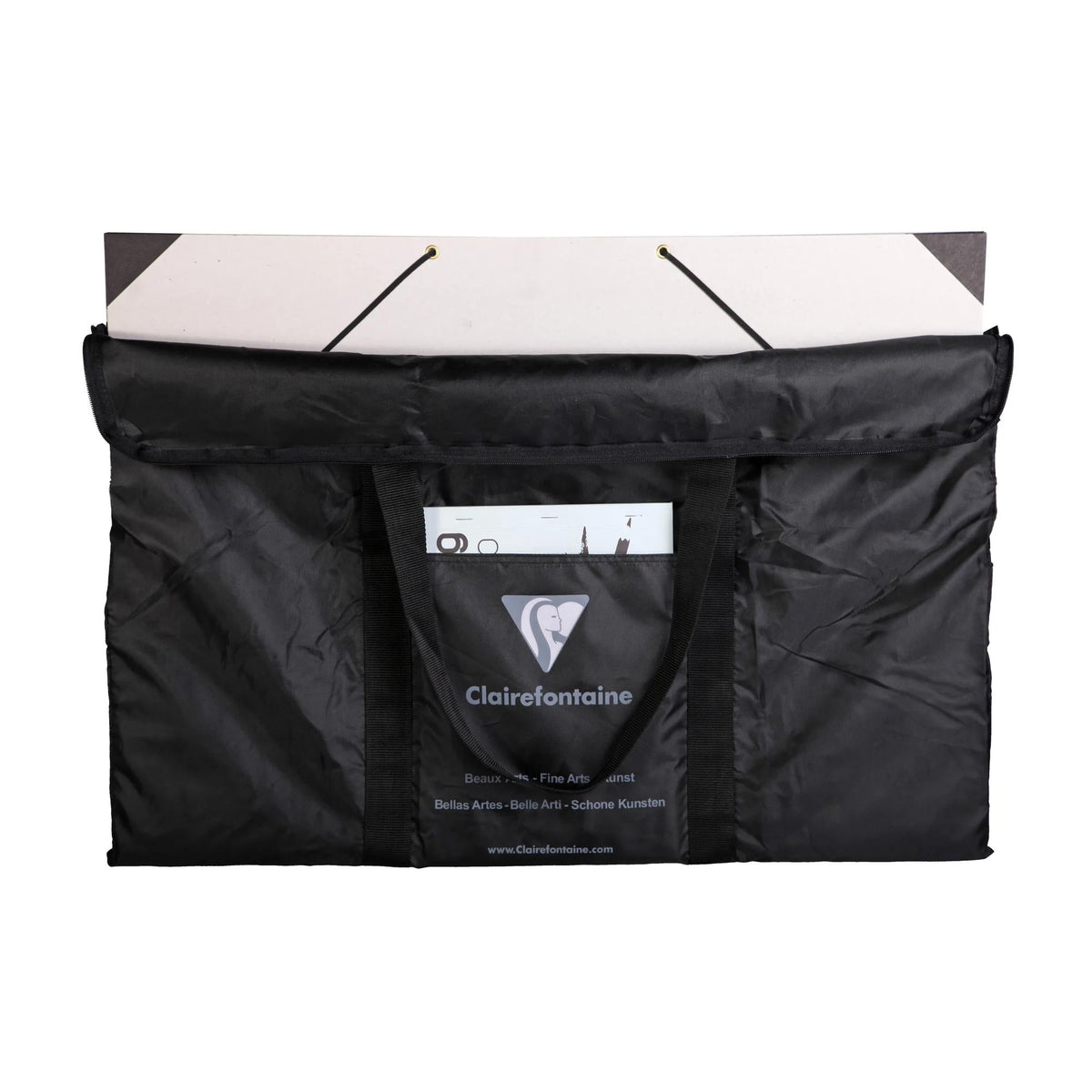 Nylon Portfolio Art Bag Black 40 – 59 cm CLAIREFONTAINE