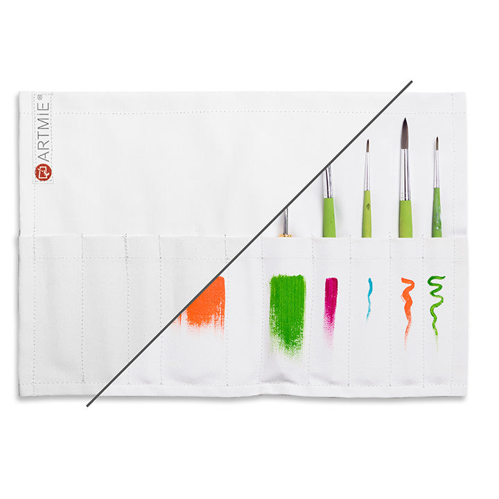 ARTMiE penseeletui DIY van geprepareerd doek – 35 × 23 cm