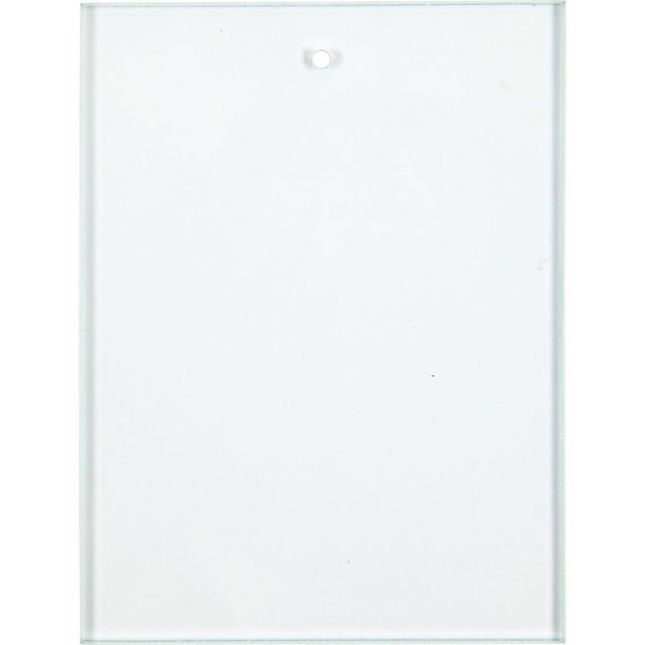 Creativ Company rechthoekig glas om te versieren, 8 × 6 cm