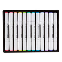 Colorino Artist schetsmarkers pastel, dubbele punt, 12 stuks – afbeelding 2