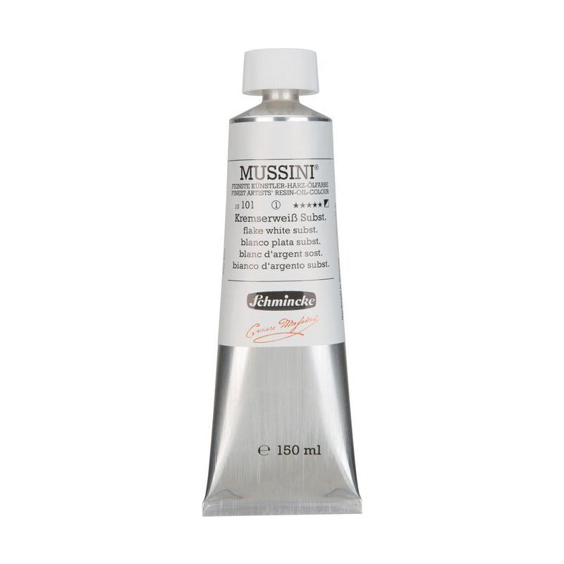 Oil Paint Schmincke MUSSINI 150 ml – 101 Flake White Subst.