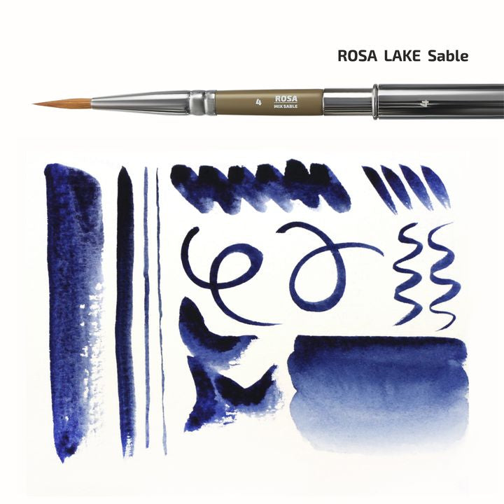 ROSA Lake 178 rond reispenseel, marterhaar en synthetisch haar – afbeelding 4