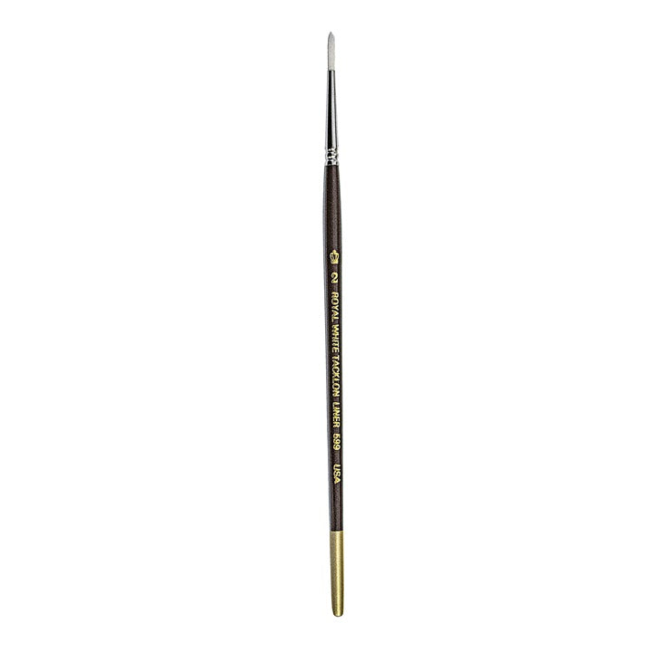 Royal & Langnickel Royal White Taklon rond penseel, nr. 2 – afbeelding 2
