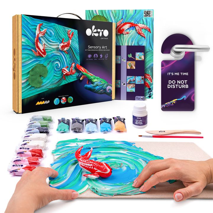 OKTO Creative 3D Set “Fish” 30 x 40 cm — image 1