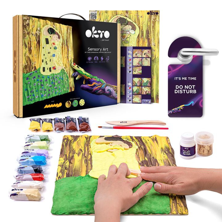 OKTO Sensory Art 3D-hobbyset De Kus, 30 × 40 cm – afbeelding 2