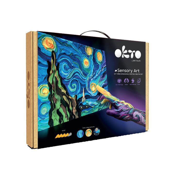 OKTO Sensory Art 3D-set Starry Night, 30 × 40 cm