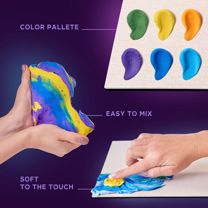 OKTO Sensory Art 3D-set Starry Night, 30 × 40 cm – afbeelding 5
