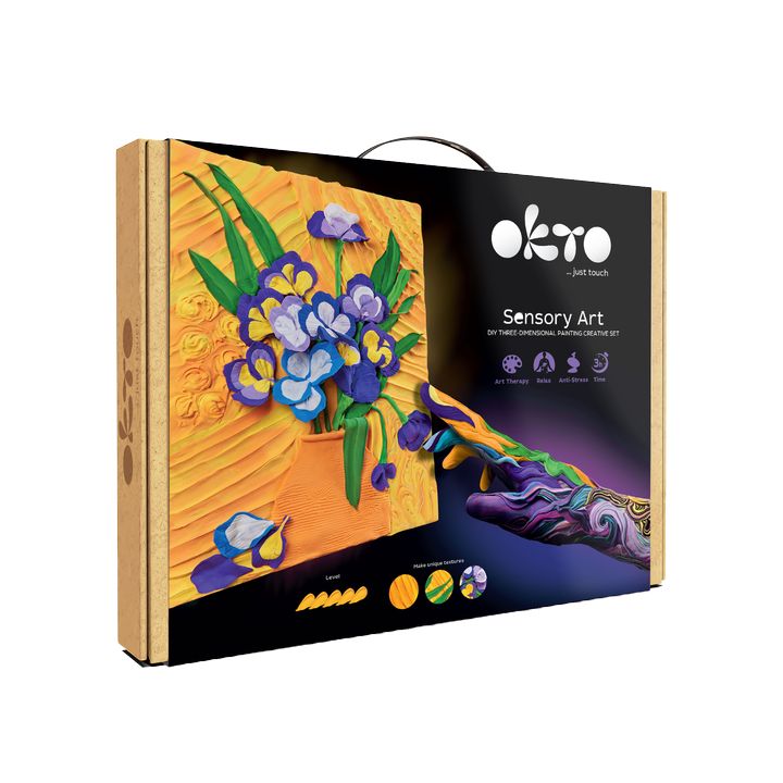 OKTO Sensory Art 3D-hobbyset Irissen, 30 × 40 cm