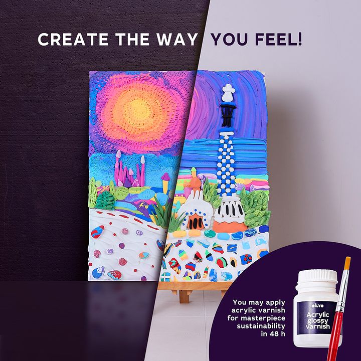 OKTO Sensory Art 3D-set Park Güell Barcelona, 30 × 40 cm – afbeelding 7