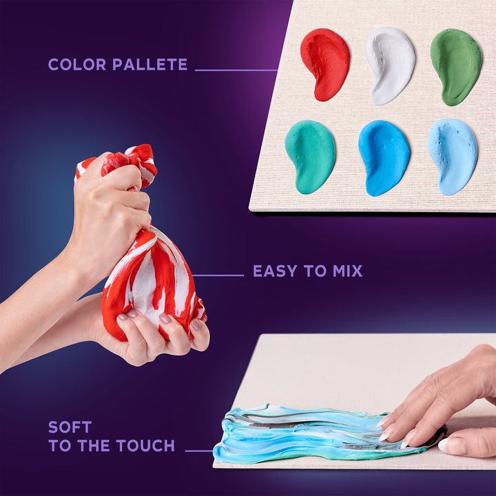 OKTO Sensory Art 3D-hobbyset Vissen, 30 × 40 cm – afbeelding 5