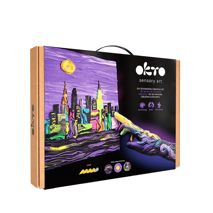 OKTO Sensory Art 3D-hobbyset Skyline New York, 30 × 40 cm