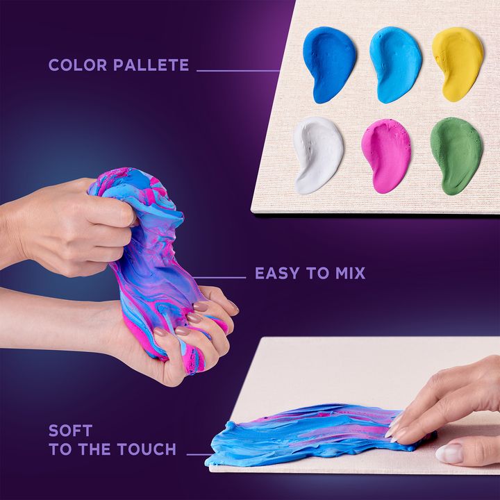 OKTO Sensory Art 3D-hobbyset Waterlelies, 30 × 40 cm – afbeelding 5