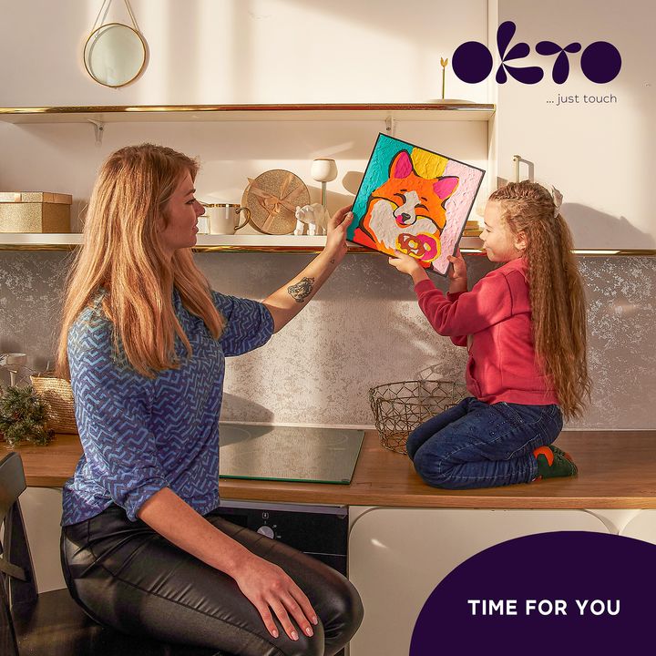 OKTO Sensory Art Air Clay-set Vos, 30 × 30 cm – afbeelding 7