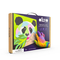 OKTO Sensory Art Air Clay-set Panda, 30 × 30 cm