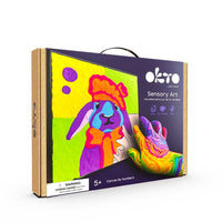 OKTO Sensory Art schilderen op nummer met Air Clay, haas