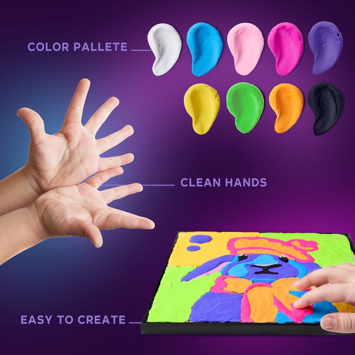 OKTO Sensory Art schilderen op nummer met Air Clay, haas – afbeelding 5