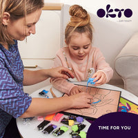 OKTO Sensory Art schilderen op nummer met Air Clay, haas – afbeelding 7